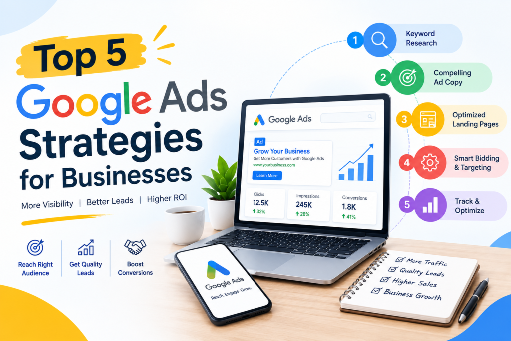 Top 5 Google Ads Strategies for Businesses